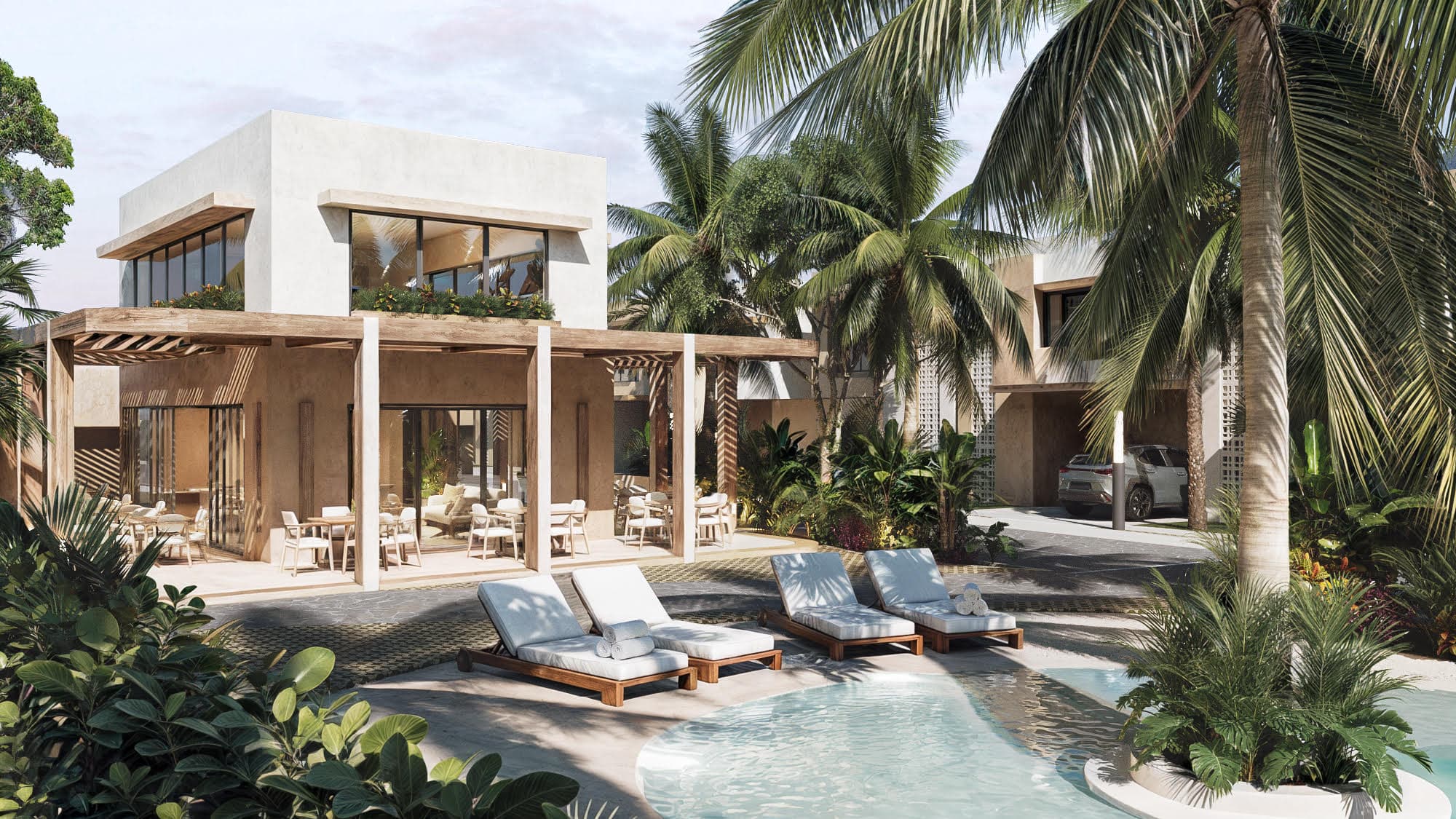 Casas en Residencial en Playa del Carmen thumb 4