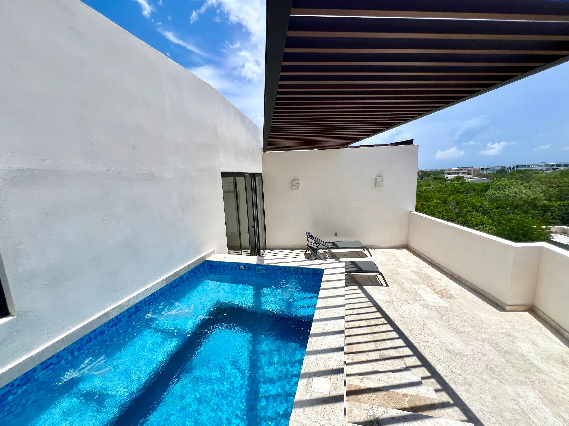 Penthouse de 3 recámaras con alberca privada en Aldea Zamá, Tulum - 37