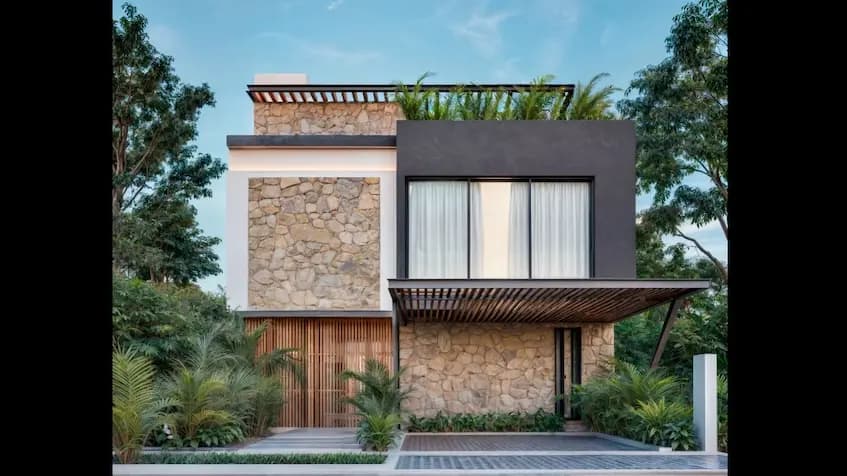 Casa 4 Recámaras Preventa Playa del Carmen 1