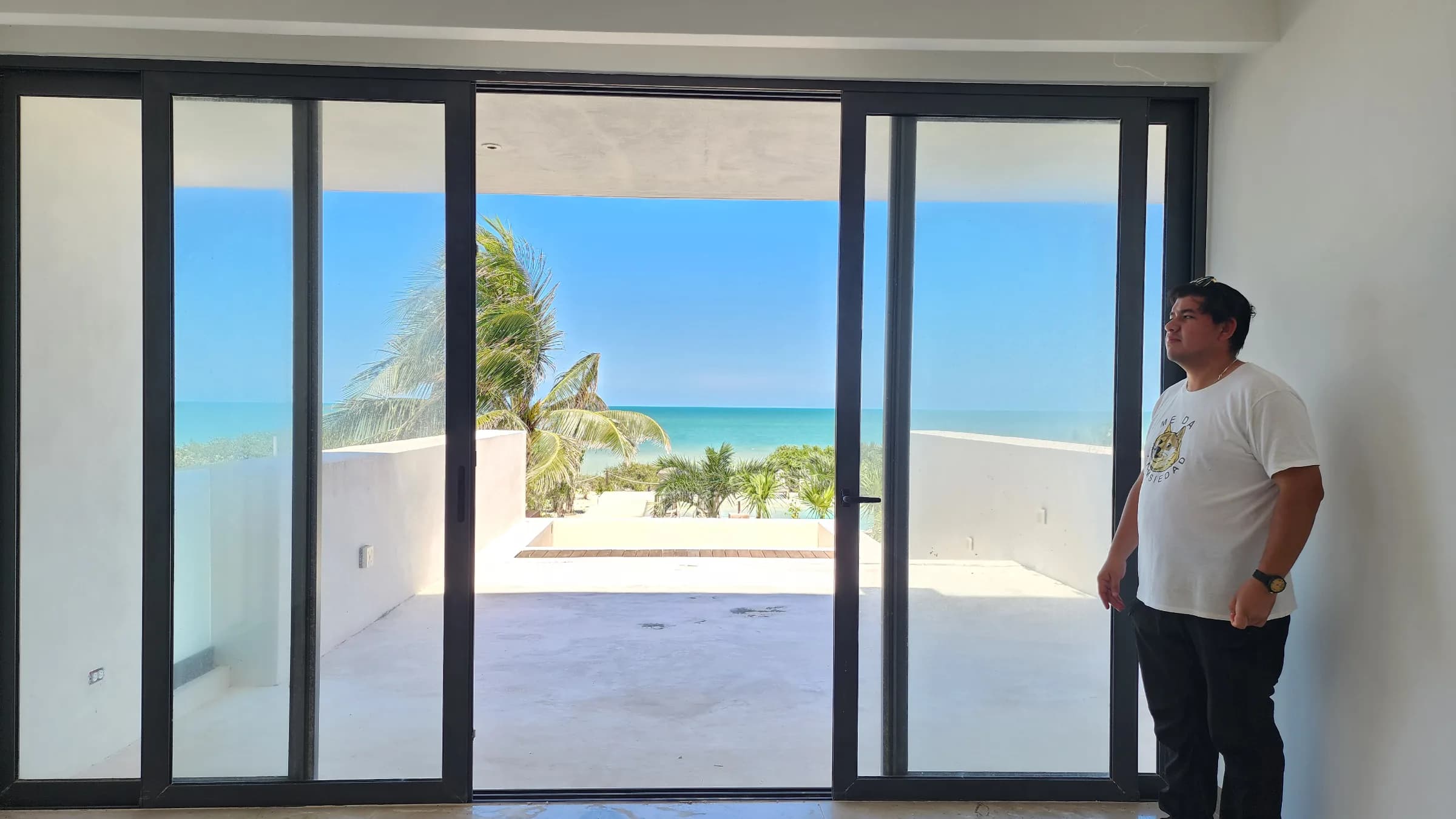 Departamento con alberca privada con vista frente al mar - 14
