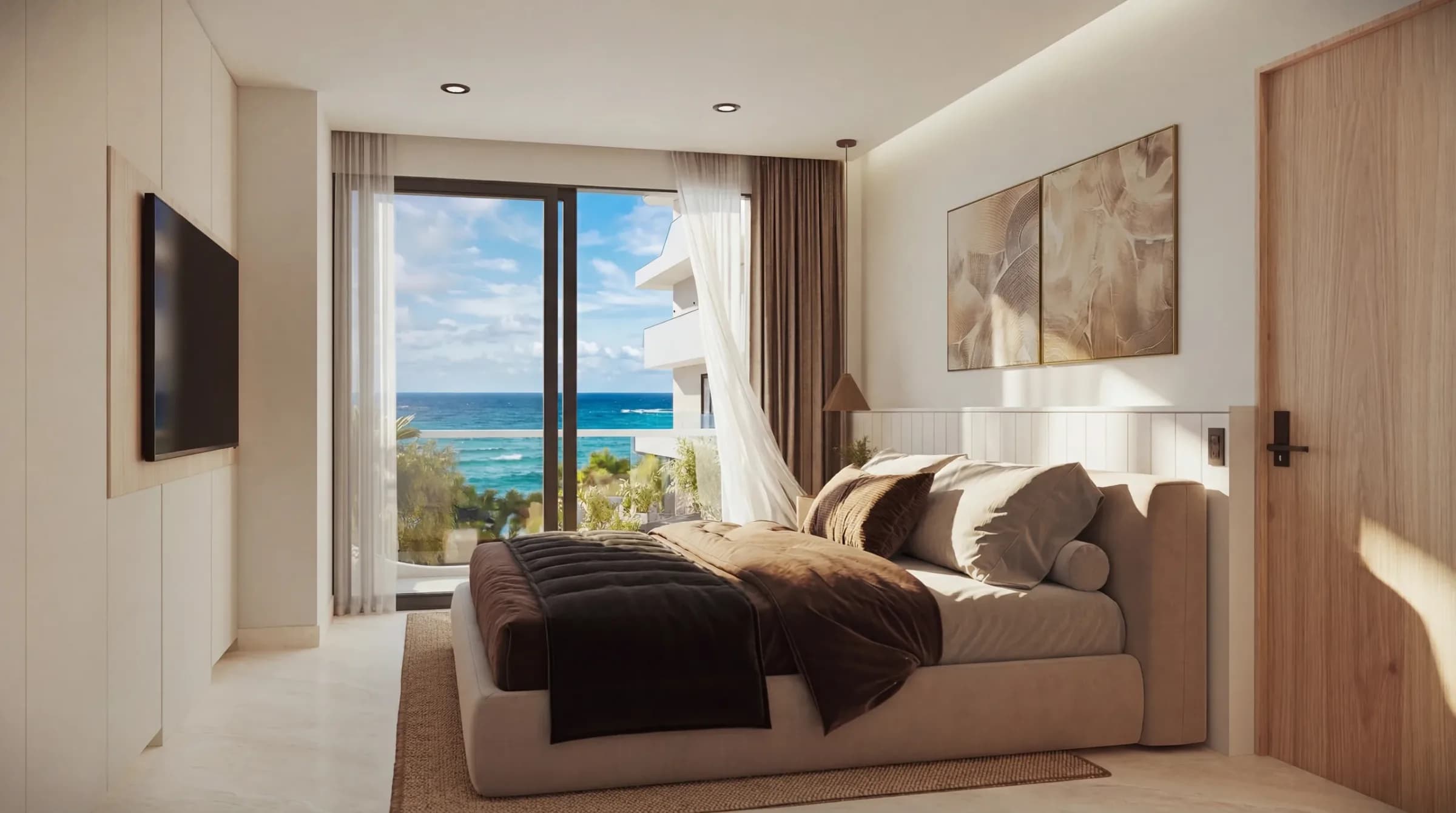 Departamento de 2 recámaras, con Vista al Mar. - 2