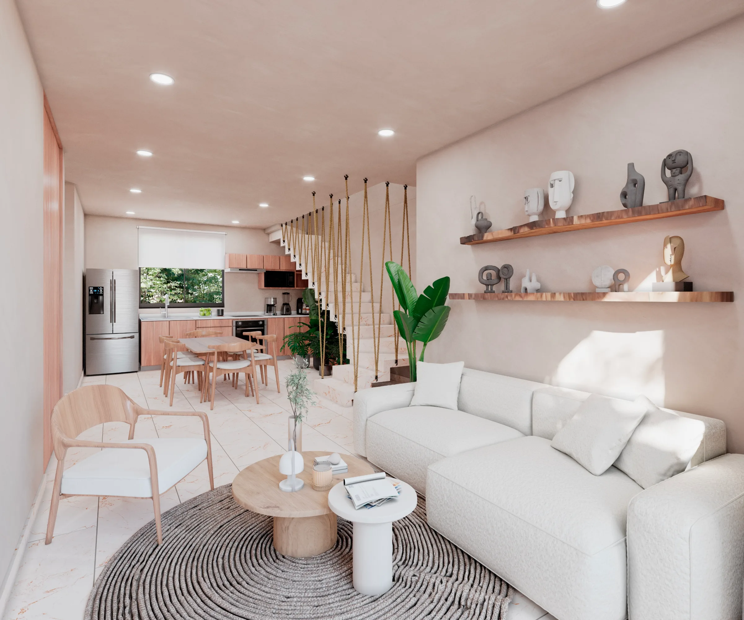 Rooftop apartment surrounded by nature, 2 bedrooms, 2 bathrooms - 4